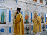 На службе в храме Благовещения Пресвятой Богородицы, г. Арсеньев