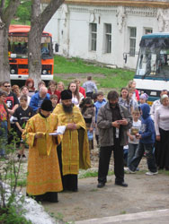 Молебен в Раздольном