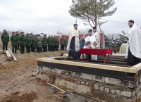В танковой части возле Арсеньева заложен храм