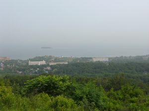 Фото. Владивосток. В день образования г. Владивостока над входом в форт № 7 установлена икона цесаревича Алексея