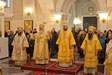 Фото, Владивосток. Фото. Владивосток, Покровский кафедральный собор, 19 февраля 2012 г. Первое совместное служение всех четырех архиереев Приморской Митрополии: митрополита Владивостокского и Приморского Вениамина; епископа Находкинского и Преображенского Николая; епископа Арсеньевского и Дальнегорского Гурия; епископа Уссурийского Иннокентия, викария Владивостокской епархии