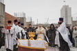Владивосток. Чин закладки Преображенского кафедрального собора.