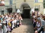 Фото, встреча мощей в Свято-Никольском Кафедральном соборе