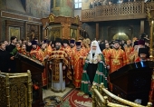 В день памяти священномученика Илариона (Троицкого) Предстоятель Русской Церкви совершил Литургию в Сретенском ставропигиальном монастыре и возглавил хиротонию архимандрита Антония (Простихина) во епископа Сарапульского и Можгинского
