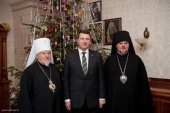 Состоялась встреча митрополита Рижского и всея Латвии Александра с Президентом Латвийской Республики Раймондсом Вейонисом