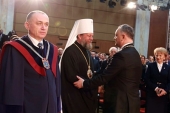 Митрополит Кишиневский и всея Молдовы Владимир присутствовал на церемонии инаугурации президента Республики Молдова Игоря Додона