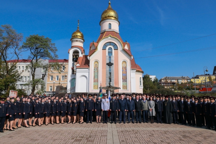 Руководитель отдела принял участие в церемонии приведения к Присяге курсантов первого курса Дальневосточного Юридического Института МВД России