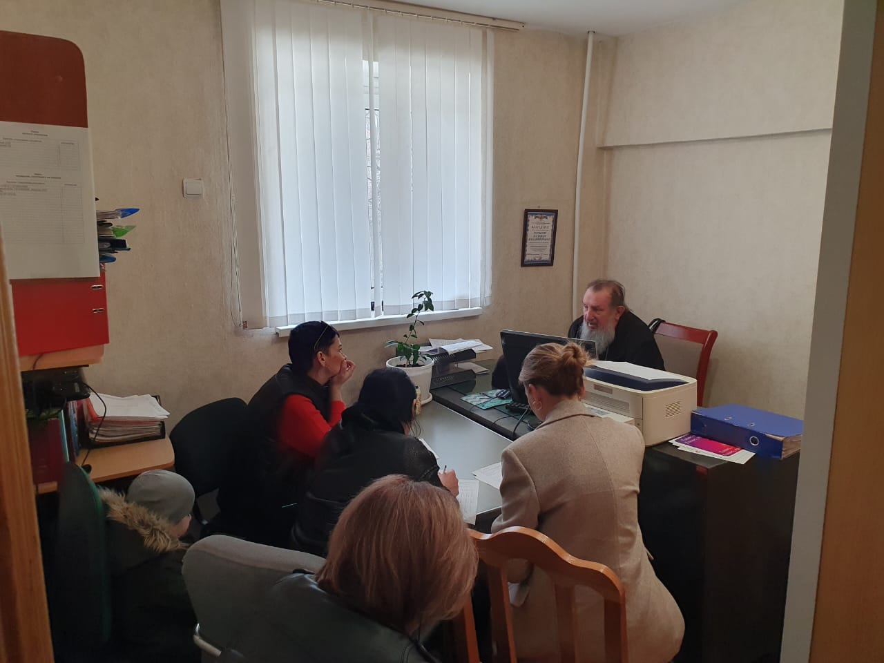 Священник провёл беседу в Уголовно-исполнительной испекции.