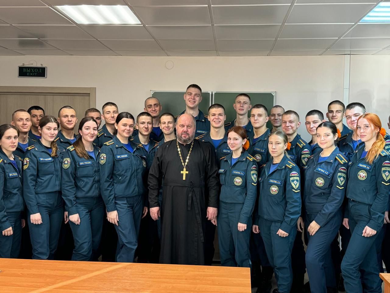 Глава отдела встретился с курсантами Дальневосточной пожарно-спасательной академии