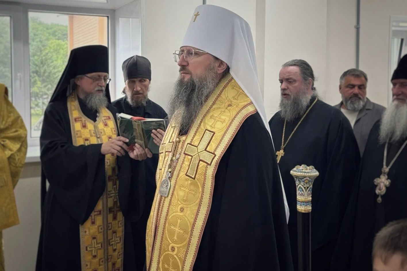 Митрополит Павел освятил свечной цех при Свято-Троицком Николаевском монастыре
