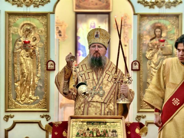 Литургию в Свято-Серафимовском храме Уссурийска возглавил правящий архиерей